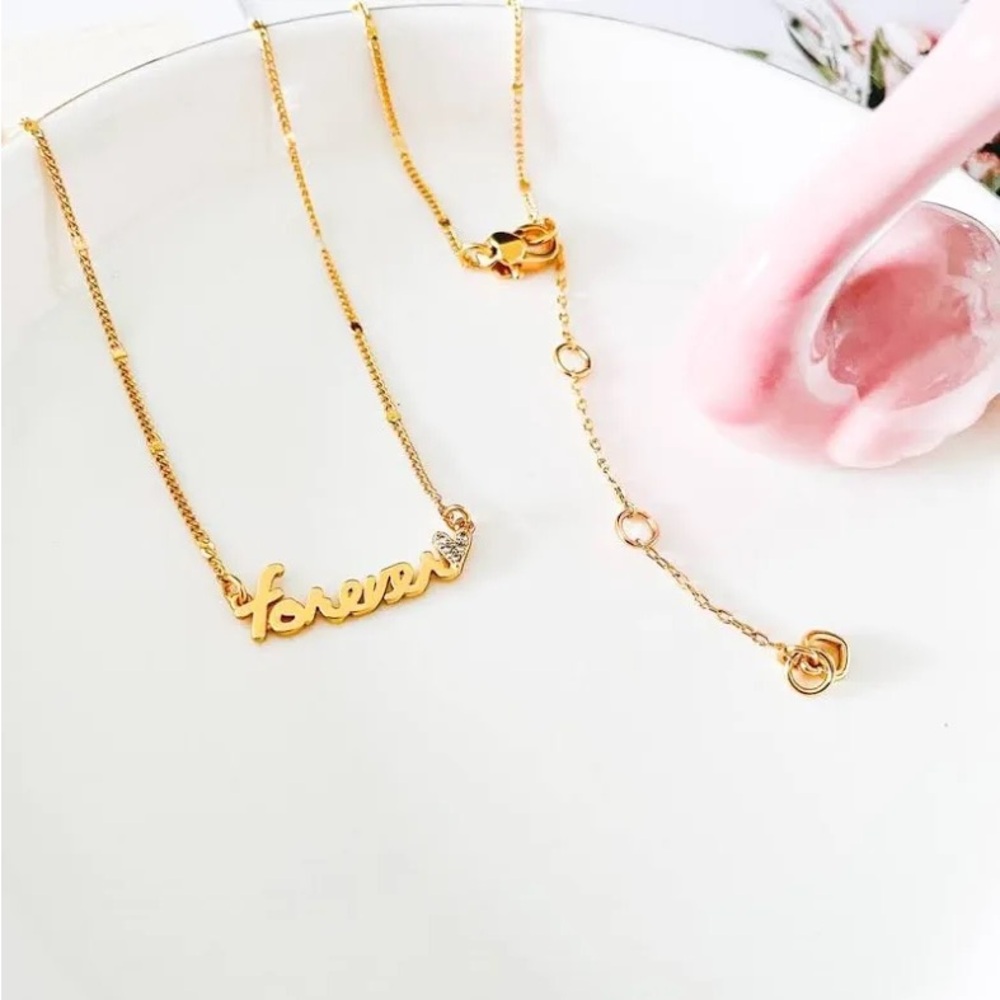 Kate Spade Forever “Say Yes” Necklace NWT